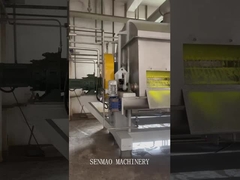 Máy sấy cạo trống đang hoạt động. hoạt động bình thường